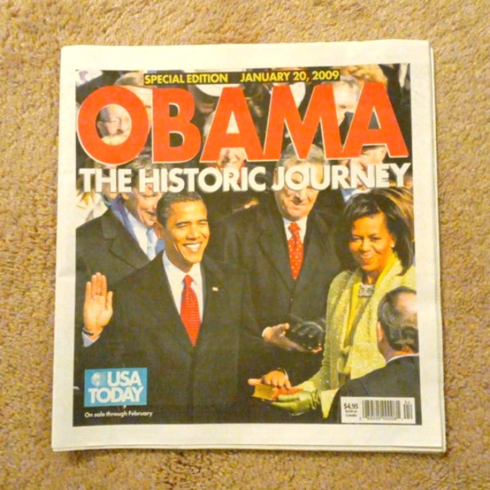 USA Today - Obama: The Historical Journey (January 20, 2009 Special Edition)